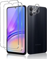 2X Schutzglas ( Display + Kamera ) FüR Samsung Galaxy A05 Hartglas Full 9H