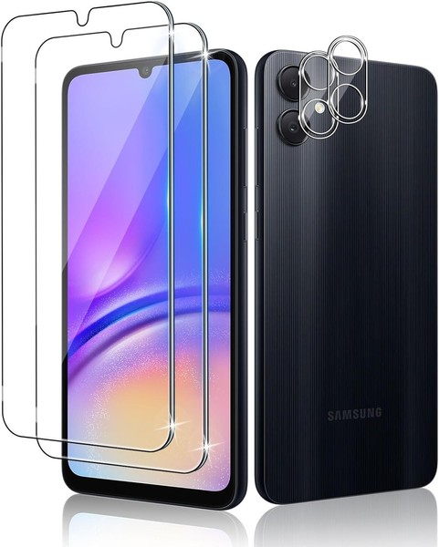2X Schutzglas ( Display + Kamera ) FüR Samsung Galaxy A05 Hartglas Full 9H-image