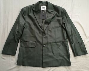 Add Seoul Men S Deep Green Attitude Oversized Blazer Size 1 New With s Ebay