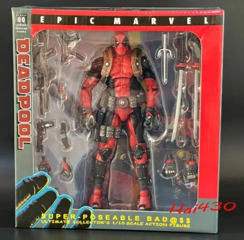 NECA Marvel X-Men Deadpool Ultimate Collector's 8" Action Figure Model Toy Box - Picture 2 of 16
