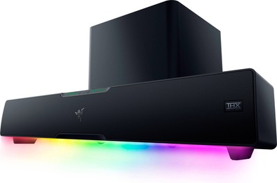 Razer - Leviathan V2 Pro PC Gaming Soundbar with Subwoofer, Beamforming Surro...
