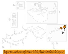 HONDA OEM 19-25 Passport Fuel System Fuel System Components-Shutter 17060TG7A10