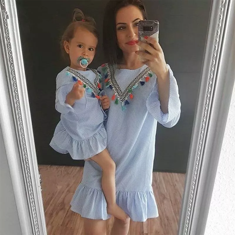 Matching baby girl and deals mom outfits