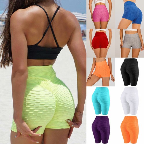 Women Push Up Shorts Scrunch Butt Lift 
