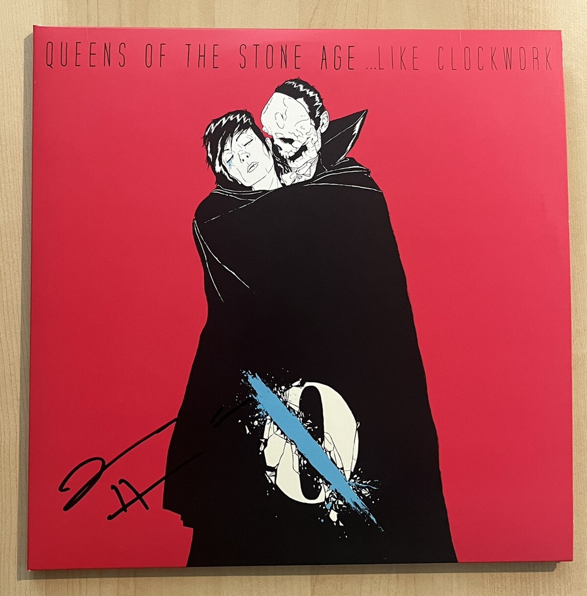 JOSH HOMME QUEENS OF THE STONE AGE SINGER SIGNED VINYL ALBUM LP