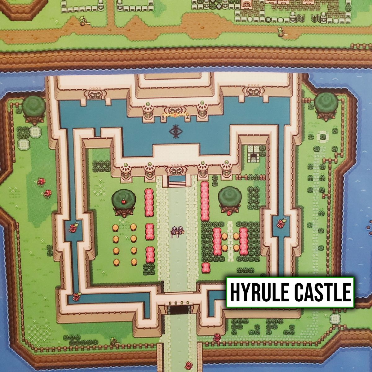 HUGE Zelda A Link to the Past Hyrule world map 5 x 5' banner
