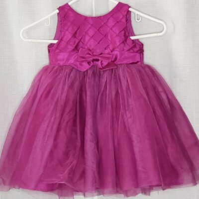 Marmellata Girls Fuchsia Pink Crinoline Dress 2T