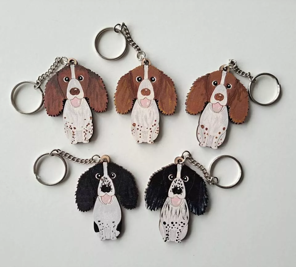 Springer spaniel best sale keyring