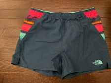 The North Face Girls' Water Aqua Red Short Size L