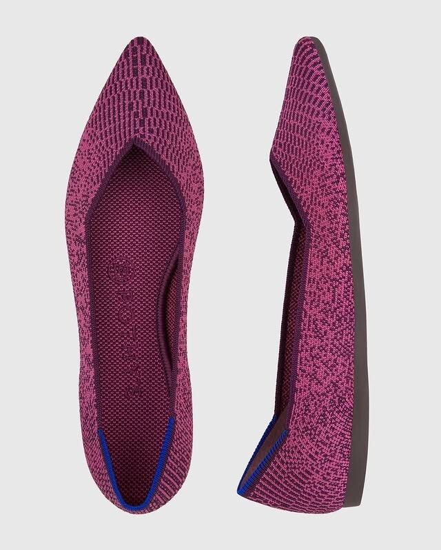 Rare Rothy's Limited Edition Fig Python Print Pur… - image 1