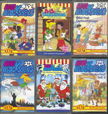 6 MC´s - Bibi Blocksberg Hörspiele Sammlung - Paket 10 - Kassetten