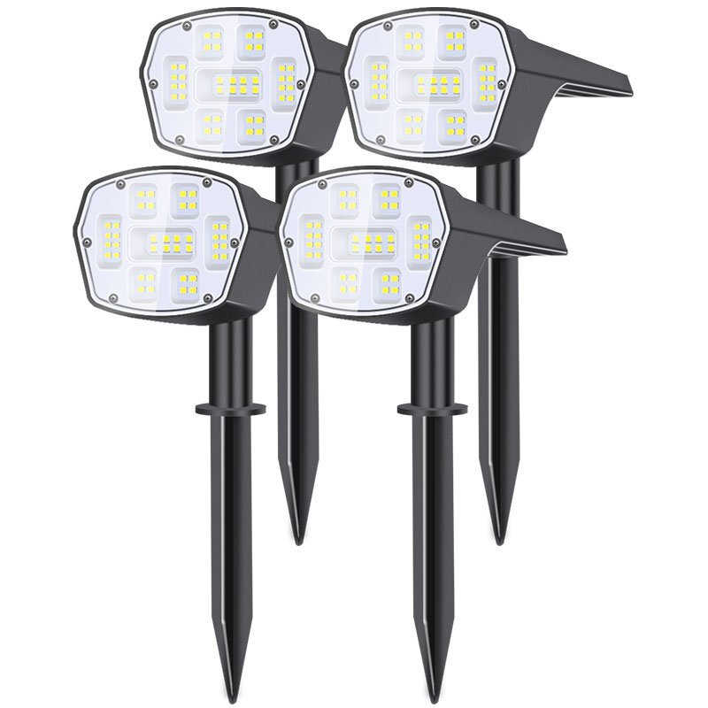 40 LED Solar Lights Landscape Spotlight Outdoor Yard Garden 