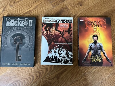 Random Graphic  Novel Book Lot Northlanders, The Dark Tower, Locke & Key