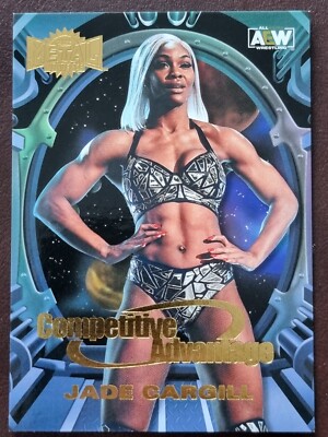 2022 AEW Jade Cargill Skybox Competitive Advantage Upper Deck Metal Mint #81100