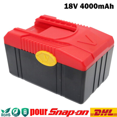 4000mAh für Snap on Akku CTB6187 CTB4185 CTB4187 CTB6185 CT6850 Batteries 18V-LI