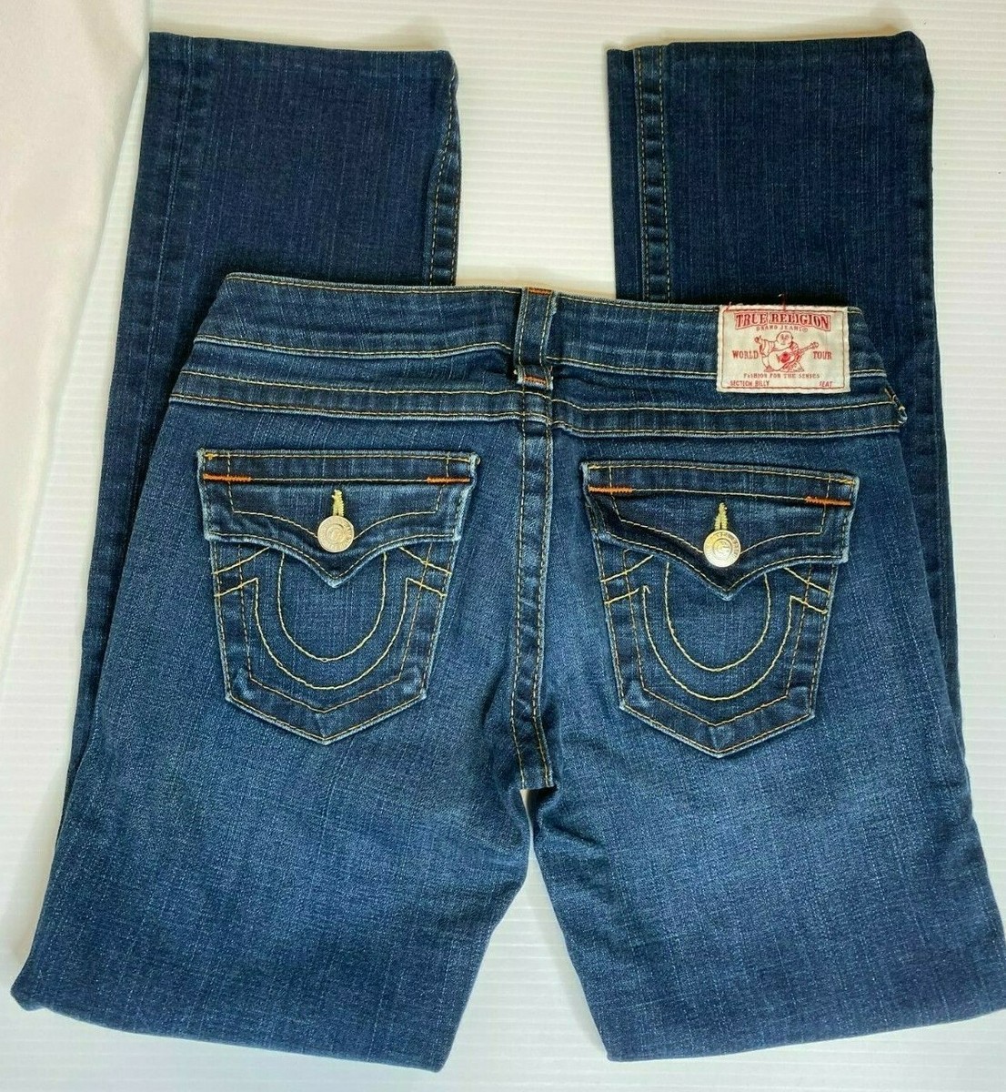Woman's True Religion Billy Seat Jeans with Flap Pockets | eBay