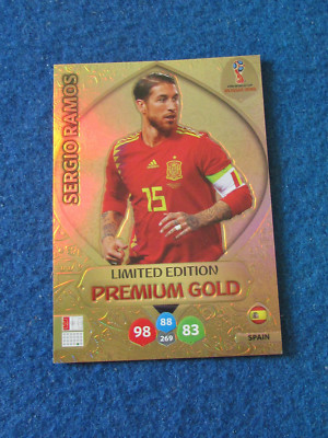 Panini Adrenalyn XL World Cup Russia 2018 Sergio Ramos Spain
