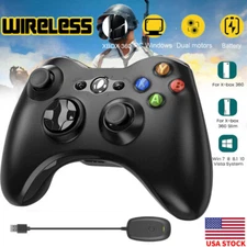 USB Wireless Game Controller Gamepad Joystick For Microsoft Xbox 360 PC Windows