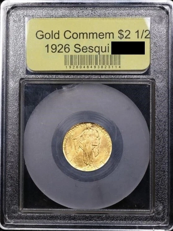 1926 $2 1/2 Sesqui Liberty Gold Coin $2.5 Cooler than Indian Head American Eagle - Image 3 of 4