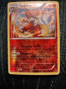 Delphox #13/124 XY Fates Collide Pokemon Reverse Holo Rare Card
