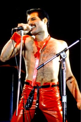 FREDDIE MERCURY PHOTO 198O`S UNIQUE UNRELEASED ELITE QUEEN IMAGE 12 INCH GEM