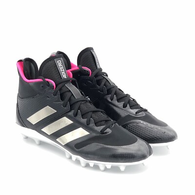 Adidas Adizero Lacrosse PLL Chrome PE Cleats Black Mens Size 12 FX8035