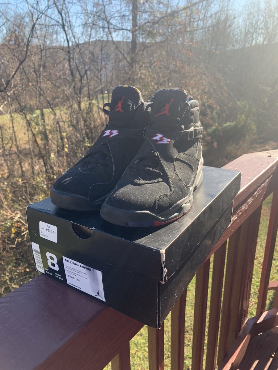 Nike Air Jordan Retro 8 Playoffs 2013 Size 8 1 2 3 4 5 6 7 8