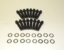 Chevy Bb 454 502 12 Pt Black Oxide Gr 8 Intake Manifold Bolt Kit New