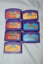 leap frog leapstart games lot of 6 nemo superman dinosaurs bob the builder