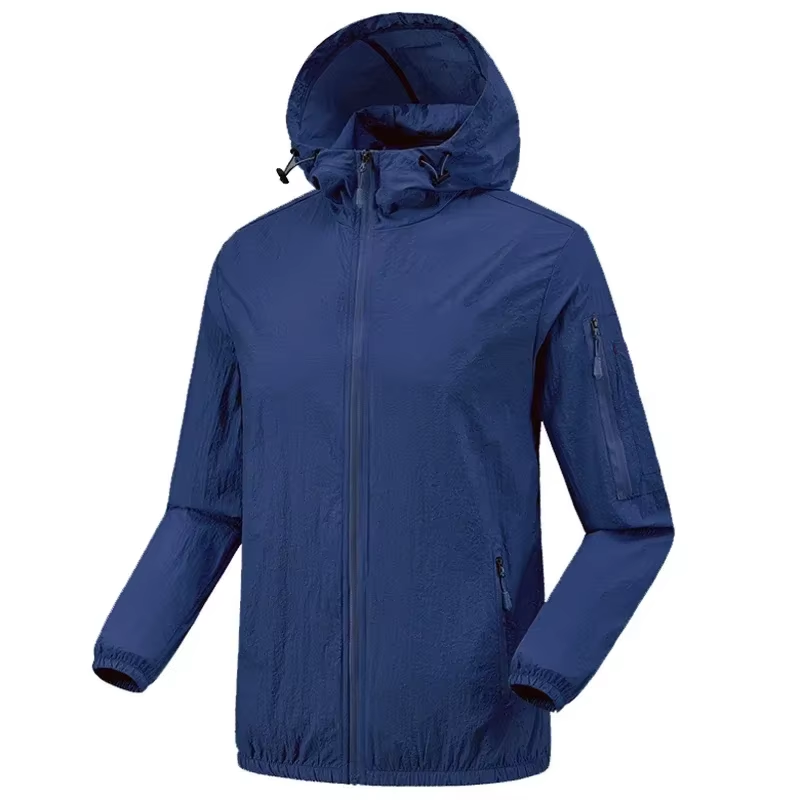 Summer UV Sun Protection Jackets Skin Coats Mens Breathable Ultra-Light  Windbrea