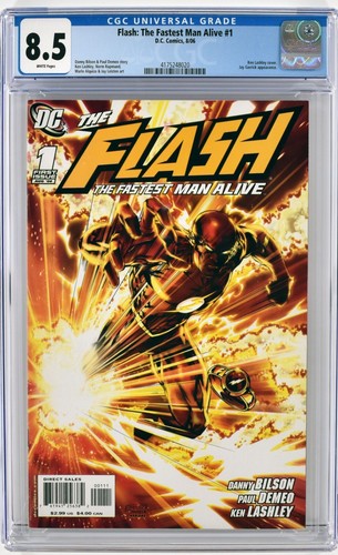 The Flash: The Fastest Man Alive #1 CGC 8.5 VF+ DC 1st App. Bart Allen as Flash