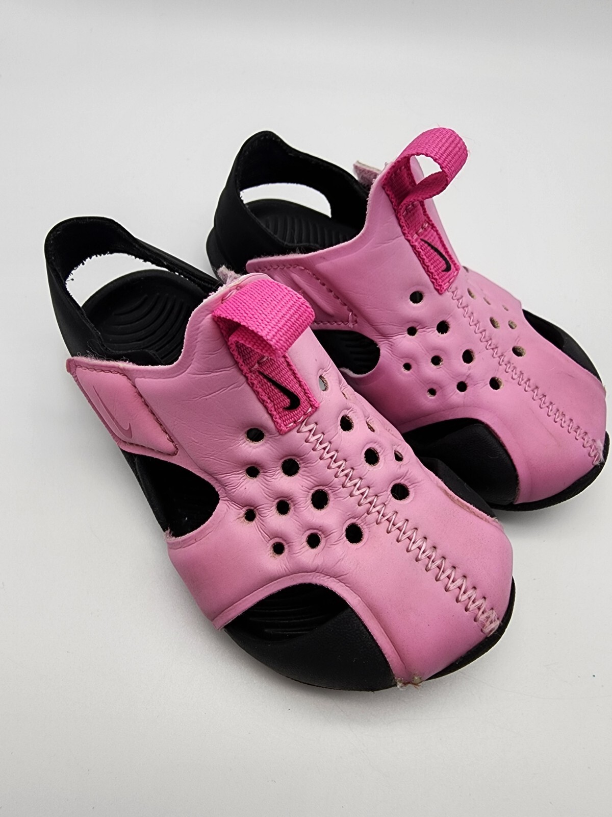 Nike Sunray Protect 2 Infant Toddler Girls Pink/Black Sandals/Water Shoe  Size 4 | eBay