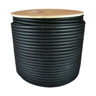 GLS Audio 500 feet Bulk Professional Speaker Cable 12AWG 2 Conductor Black - ...