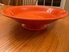 Vintage Fiestaware - 12" Footed comport/compote bowl in red (exc.) (1936-1944)