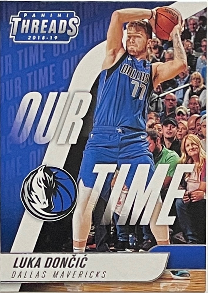 2018-19 Panini Threads - Luka Doncic - Our Time Rookie RC #15