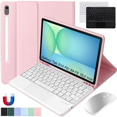 Touchpad Tastatur Hülle für Samsung Galaxy Tab A9+ A8 S9 S10 FE S9 S8 S7 S6 Lite