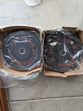 55 lbs. Olympic Bumper Plate Weight Plates, Pair