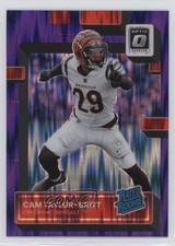 2022 Donruss Optic Rated Rookie Purple Shock Prizm Cam Taylor-Britt Cameron 0h3t