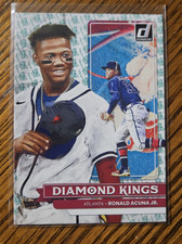 Ronald Acuna Jr. -2022 Donruss Diamond Kings Statue of Liberty No.16 -Braves