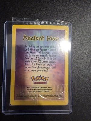 Ancient Mew Promo - Factory Sealed - Pokémon 2000 Movie Promotion