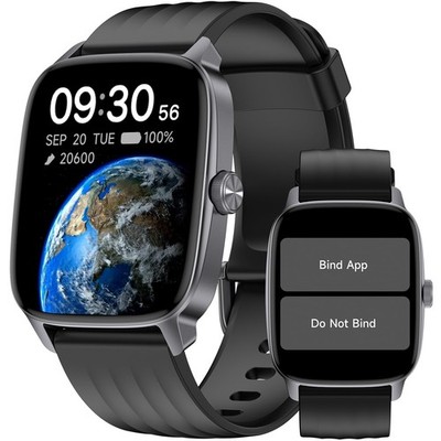 DAVIKO Pedometer Watch Senior Friendly No App/Phone Required, Waterproof Fitn...