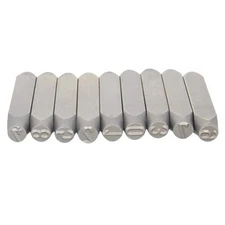 Utoolmart Number Metal Stamp Set,1/2" 12.5mm,Digital 0 to 9,Wood Leather Stee...