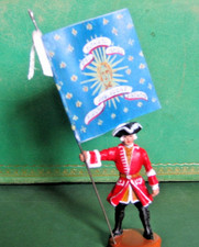 GENDARMERIE de FRANCE - Louis XIV - Maison du Roi - plomb, 54mm - Signé DELSAL