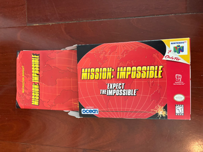 Nintendo 64 Mission: Impossible CIB complete (box, manual, video