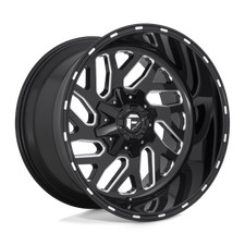 22x14 Fuel D581 Triton Black Milled Wheel 8x6.5 -75mm