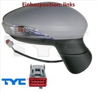 TYC 310-0150 AußEnspiegel Links Spiegel AußEn FüR Ford