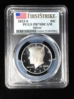 2023 s silver proof kennedy half dollar PR70DCAM FIRST STRIKE