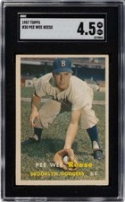 1957 Topps #30 Pee Wee Reese SGC 4.5