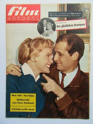 Film Journal 10/1957, O.W.Fischer, Maria Schell, Kirk Douglas, Romy Schneider