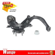 Left Side Steering Knuckle & Wheel Hub Bearing Assembly For Ford Fusion Mercury